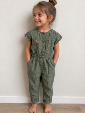 Souris mini green romper 6 years